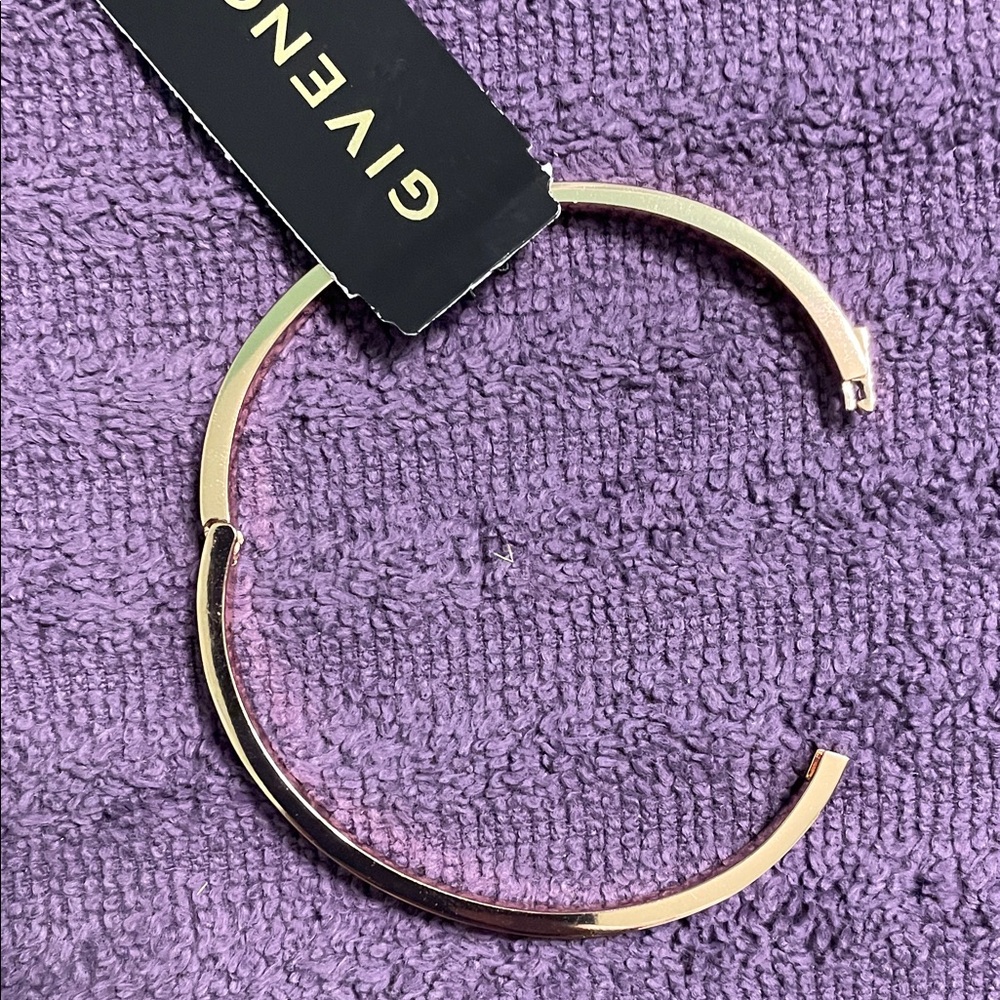 Givenchy ROSE GOLD Crystal Bangle Bracelet - Picture 2 of 6